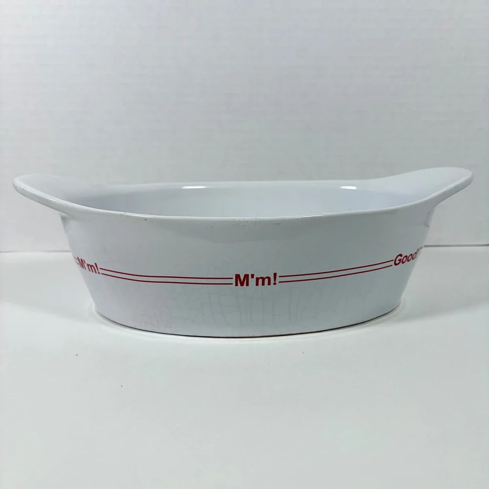 Campbells Green Bean Casserole 50th Anniversary Dish Oval Baker Recipe 2005